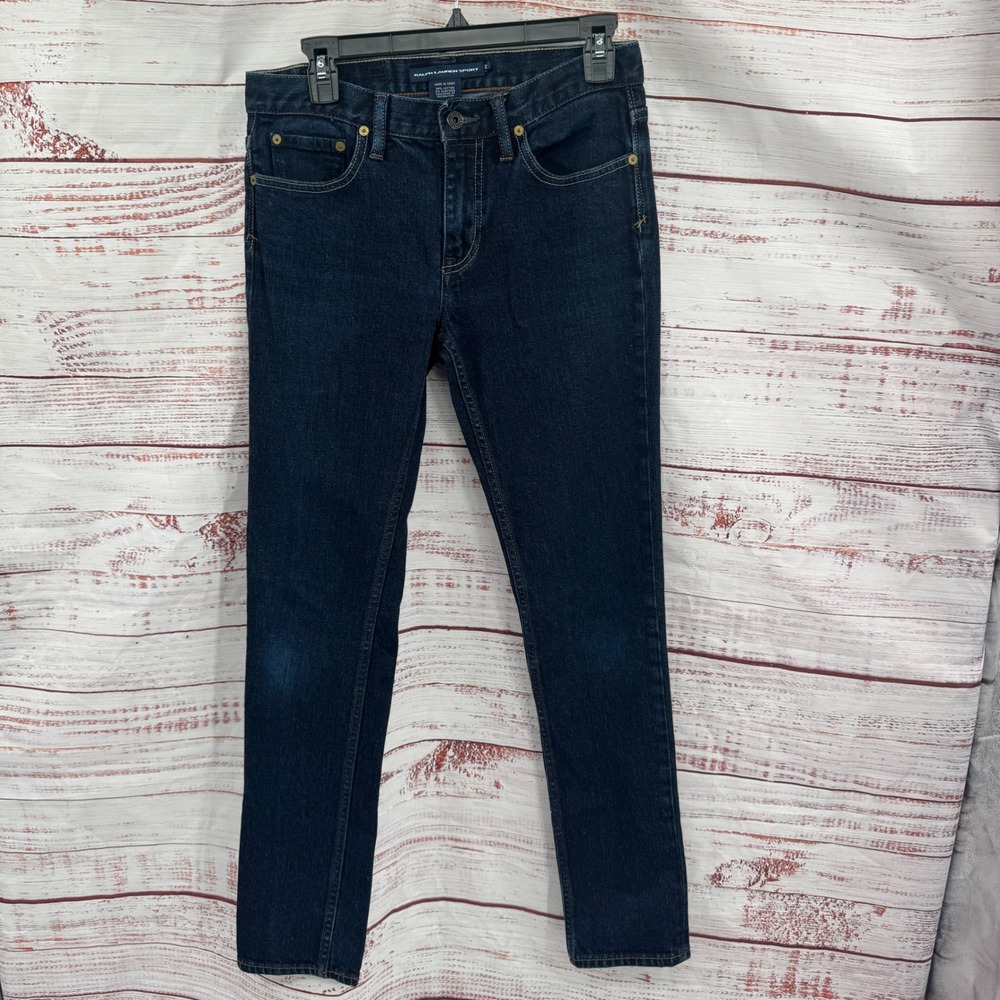 Ralph Lauren Sport Women Blue Label Denim Jeans Size 28 Thompson 650